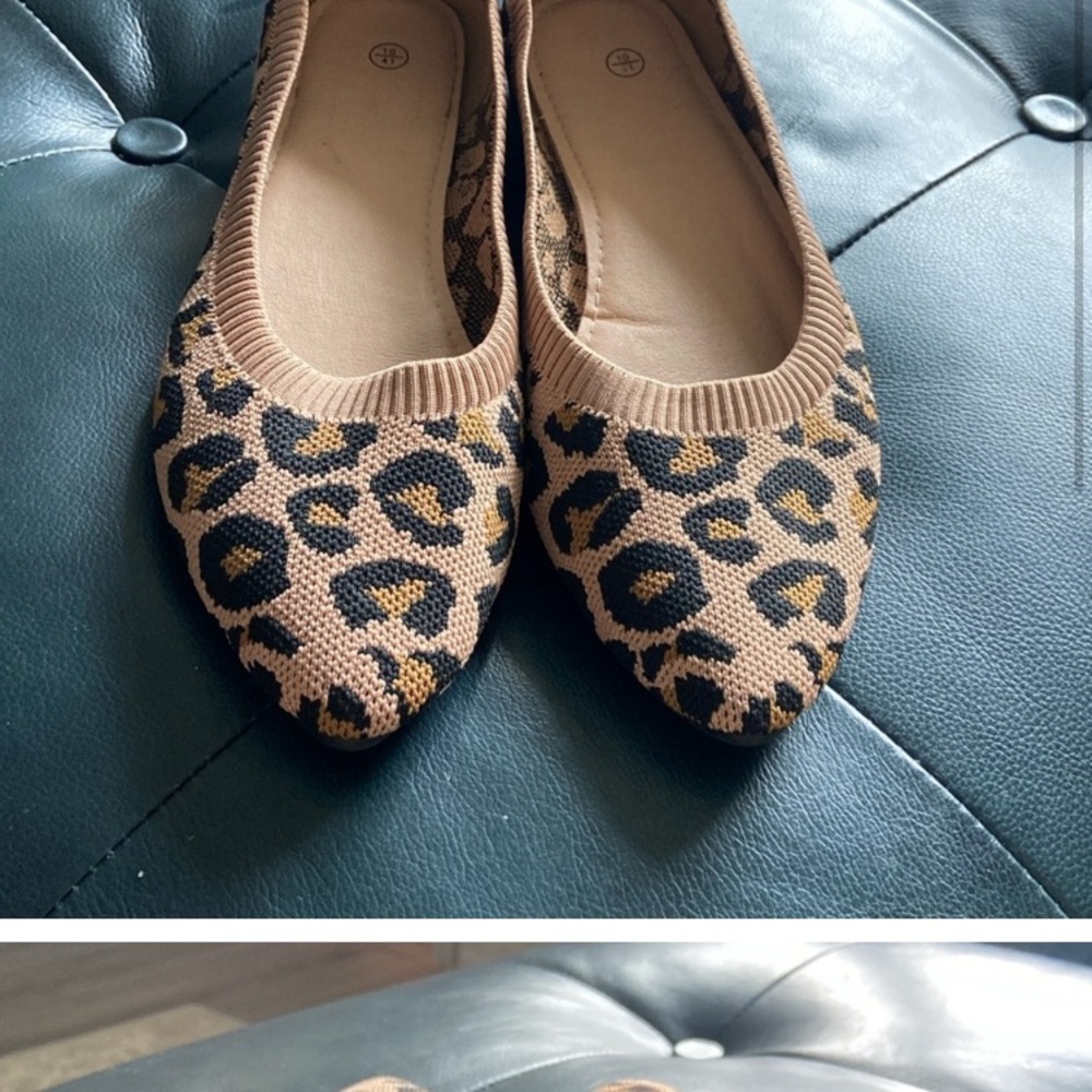 Leopard Print Flats - image 8